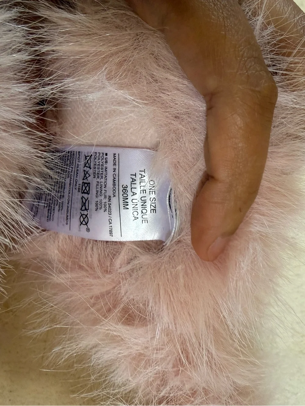 Old Navy Pink Fleece Earmuffs One Size NWOT